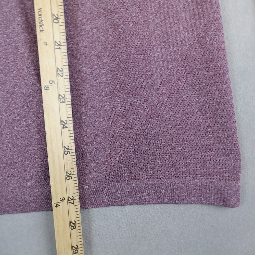 Lululemon Metal Vent Tech 1/2 Zip Pullover Mens Medium Performance Plum Maroon - Picture 3 of 9